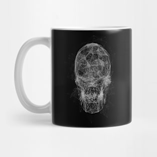 linear skull Mug